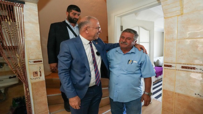 Gaziemir de yangın mağdurlarına yardım eli