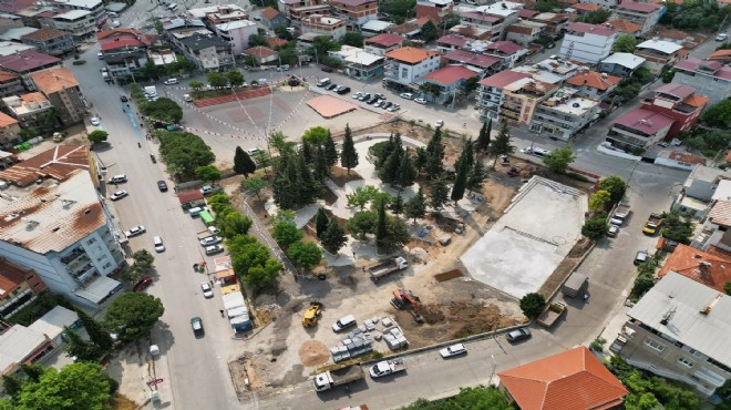 Gaziemir’in meydanları yenileniyor