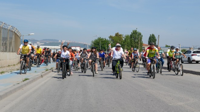 Gaziemirliler sağlık için pedal çevirdi