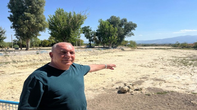 Gediz de kurudu!