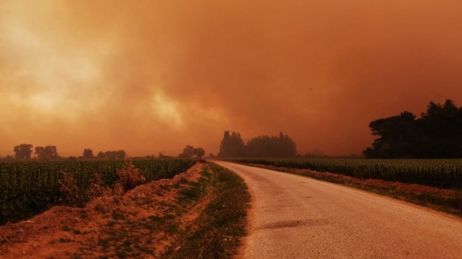 Gelibolu yangını kontrol altında: 450 hektar kül oldu!