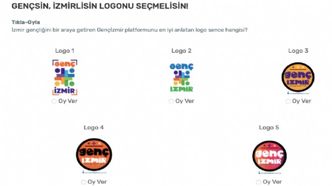 Genç İzmir'in logosunu İzmirliler belirleyecek