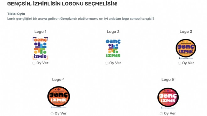 Genç İzmir’in logosunu İzmirliler belirleyecek