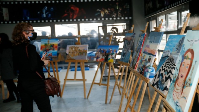 Genç ressamlar Konak'ta Baradan anısına yarıştı