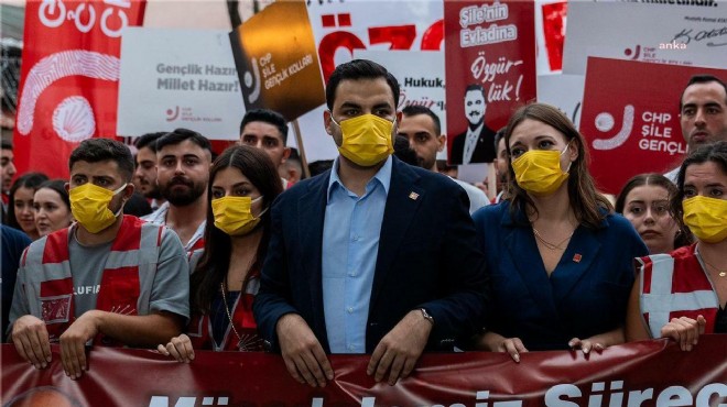 Murat Çalık a destek için  sarı maske  eylemi