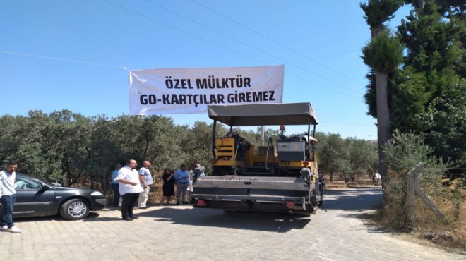 Go-kart direnişinde flaş gelişme: Makineler çekildi!