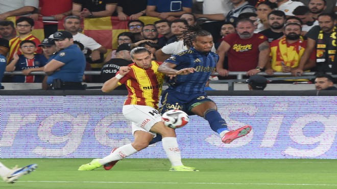 Göztepe 60 ncı kez Fenerbahçe sınavında