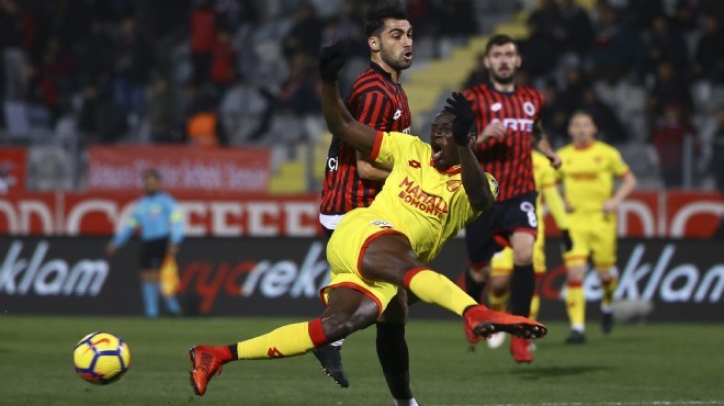 Göztepe Ankara dan eli boş dönüyor: 0-3