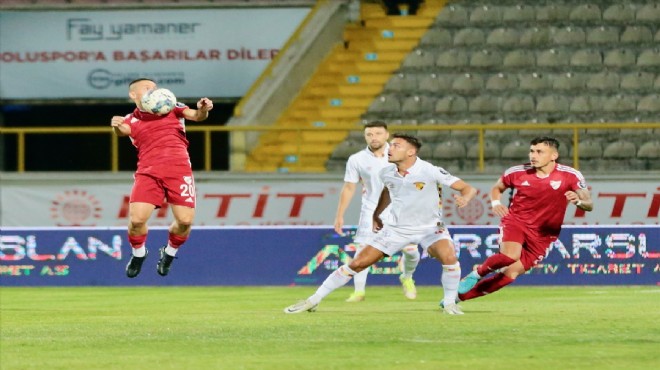 Göztepe Bolu'dan da eli boş dönüyor!