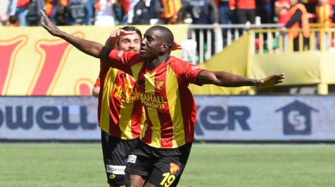 Göztepe Demba Ba ile uçtu: 2-1