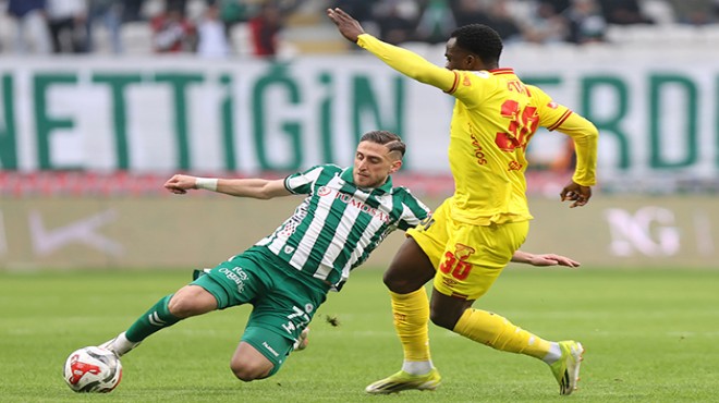 Maç başladığı gibi bitti: Göztepe ve Konya puanları paylaştı!