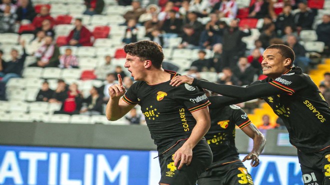 Göztepe de Taha parladı