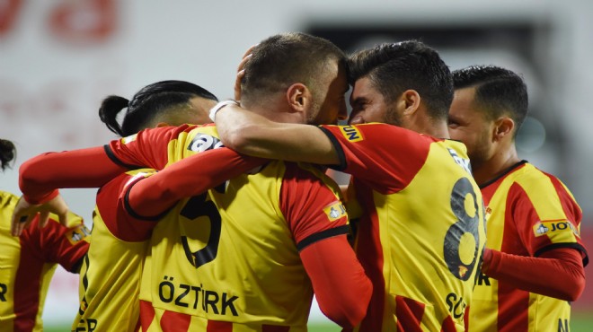 Göztepe'de buruk sevinç