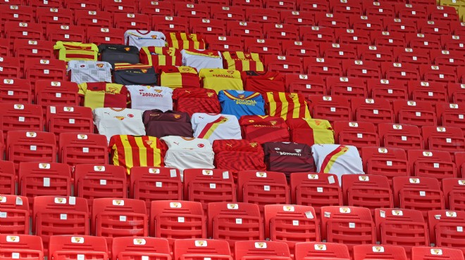 Göztepe'de taraftarın yerini formaları dolduracak!