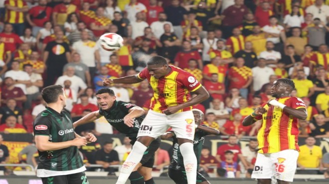 Göztepe den savunma dersi