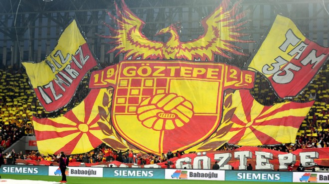 Göztepe düştü, taraftarı gurur tablosunda!