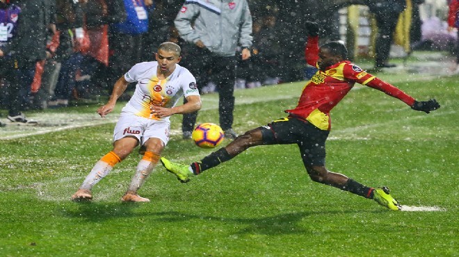 Göztepe Galatasaray'a tek golle yenildi