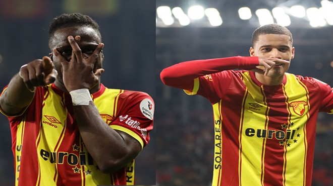 Göztepe geriye düştüğü maçı 2 golle kazandı!