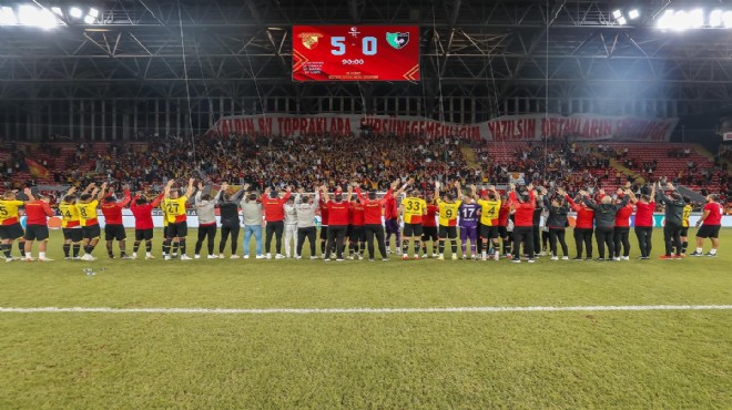 Göztepe gol yağmuruyla kendine geldi!