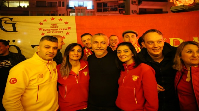 Göztepe için 'uçarak' geldiler!