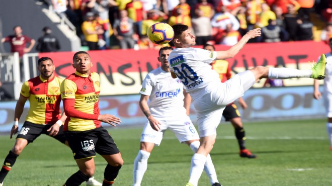 Göztepe kazanmaya hasret: 0-0