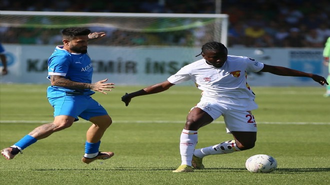 Göztepe nin Süper Lig hayali suya düştü!