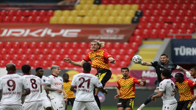 Göztepe salladı ama deviremedi: 1-1