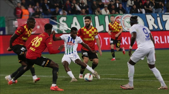 Göztepe sezonun ilk sınavı için Rize deplasmanında