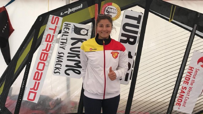 Göztepe sporcusu rüzgar sörfünde dünya ikincisi