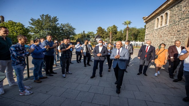 Grand Plaza da TİS bayramı... Soyer: Daha güzel bir Türkiye yi birlikte yaratacağız!