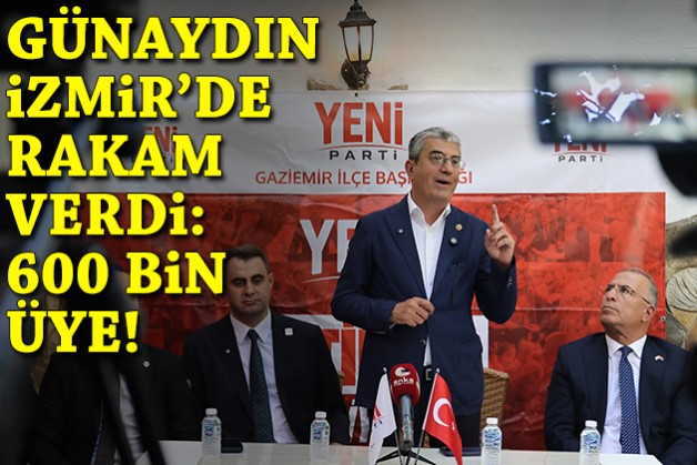 Günaydın, İzmir'de rakam verdi: 600 bin üye!
