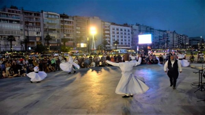 Gündoğdu'da 'sema' gösterisine yoğun ilgi