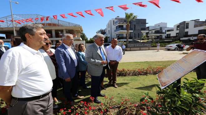 Güzelbahçe 11 Eylül Kurtuluş Parkı açıldı