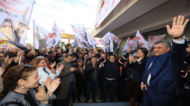 Güzelbahçe Başkan İnce'yi bağrına bastı