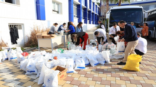 Güzelbahçe'den deprem bölgesine 2.yardım