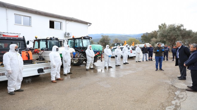 Güzelbahçe’de mücadele ekibine ‘İnce’ teşekkür