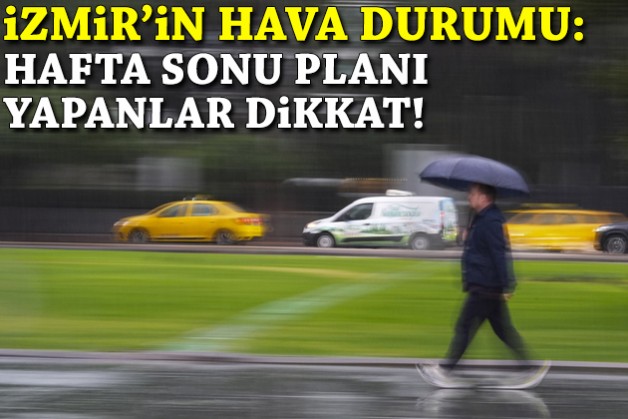 Hafta sonu planı yapanlar dikkat: İşte İzmir'in hava durumu
