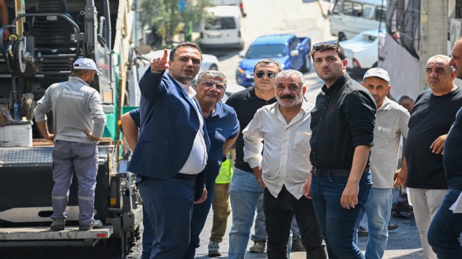 Hedef konforlu ulaşım: Bornova da asfalt mesaisi