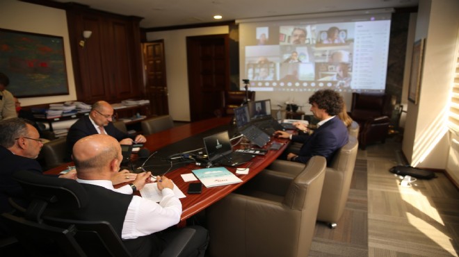 İEKKK'da online zirve: Başkan Soyer 'selluka'yı anlattı