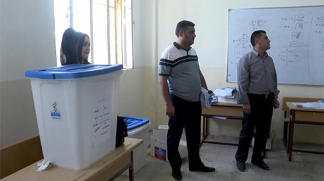 IKBY deki referandum için sandıklar konuldu