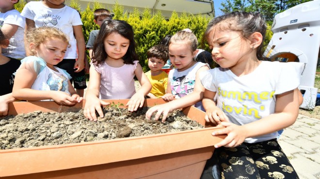 İZELMAN'dan minikler için tarım atölyesi