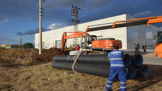 İZSU da o ilçede yağmur suyu hattı harekatı!