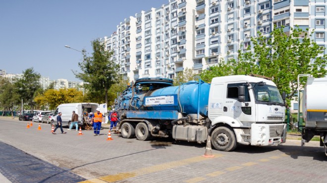 İZSU dan kanal temizliği teyakkuzu!