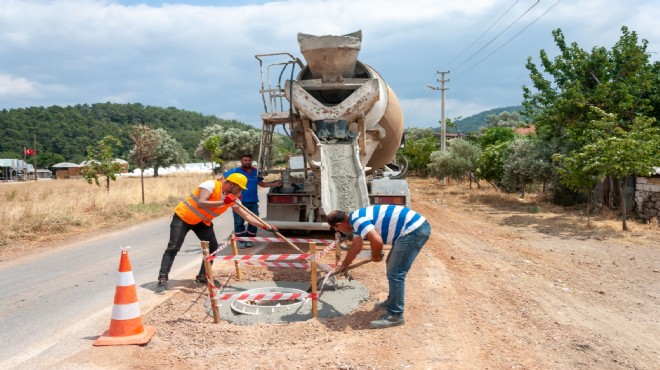 İZSU dan o ilçeye 17 milyonluk altyapı neşteri!