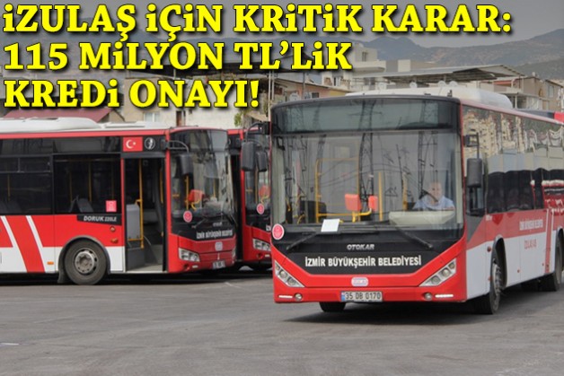 İZULAŞ için kritik karar: 115 milyon TL'lik kredi onayı!