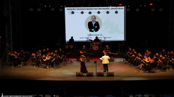İki büyük usta İzmir de şarkılarla anıldı