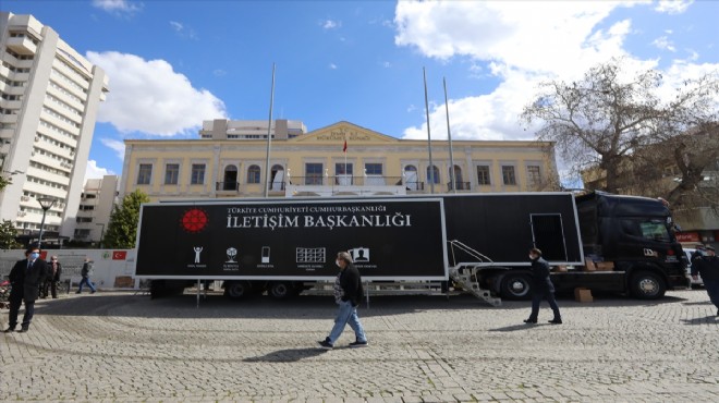 İletişim Başkanlığı'nın 4.Tır durağı İzmir!