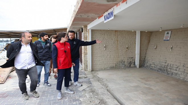 Ilıca Plajı’nda yaza hazırlık