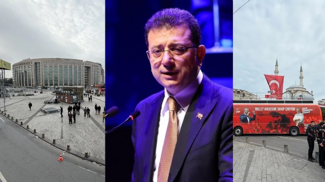 İmamoğlu ifade vermek için İstanbul Adliyesi nde
