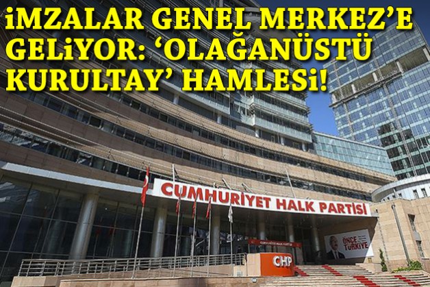 İmzalar Genel Merkez'e geliyor: Özel'den 'olağanüstü kurultay' hamlesi!